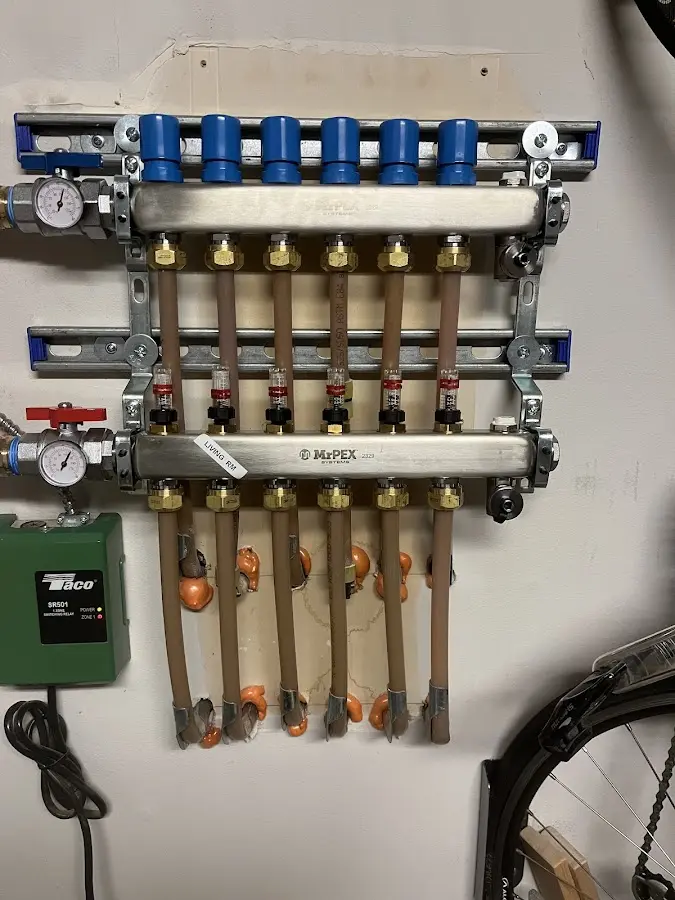 Plumber performing Gas Leak Detection at a residential property in Nevada